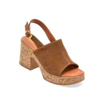 Sandale GRYXX maro, 1181317, din piele intoarsa