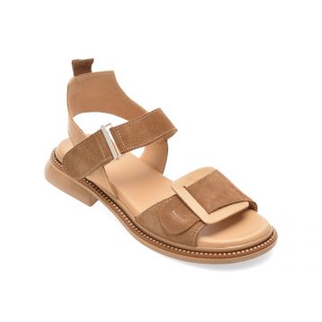 Sandale GRYXX maro, 4212620, din piele intoarsa