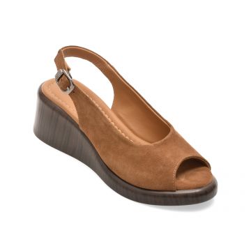 Sandale GRYXX maro, 6772559, din piele intoarsa