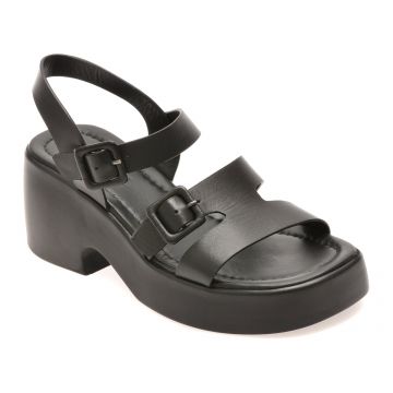 Sandale GRYXX negre, 1766343, din piele naturala