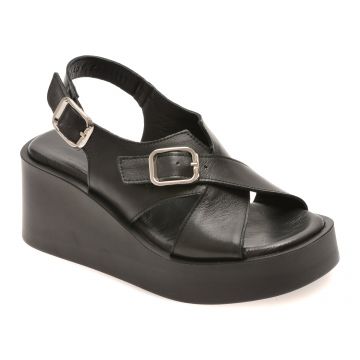 Sandale GRYXX negre, 4212641, din piele naturala