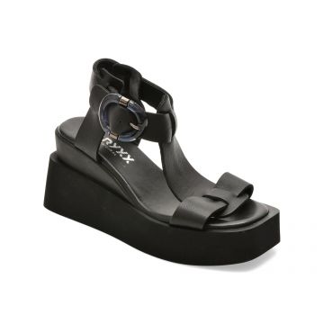 Sandale GRYXX negre, 4842611, din piele naturala