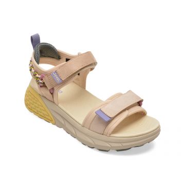 Sandale JEEP bej, 61540, din material textil