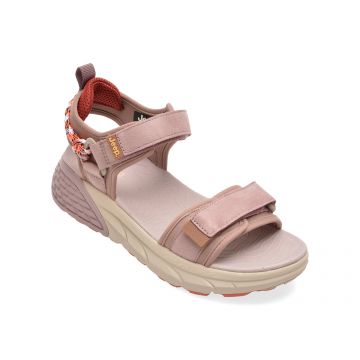 Sandale JEEP roz, 61540, din material textil