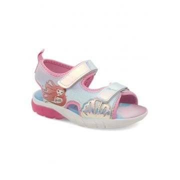 Sandale copii -  Fete - roz - material sintetic - sistem inchidere Velcro -