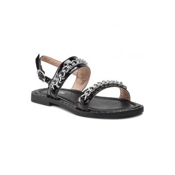 Sandale copii  model CS1260 - piele ecologica - negru -