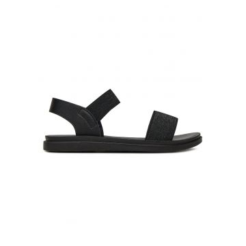 Sandale copii -  negru - material textil - pentru fete