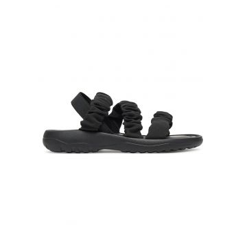 Sandale copii -  negru - material textil - pentru fete