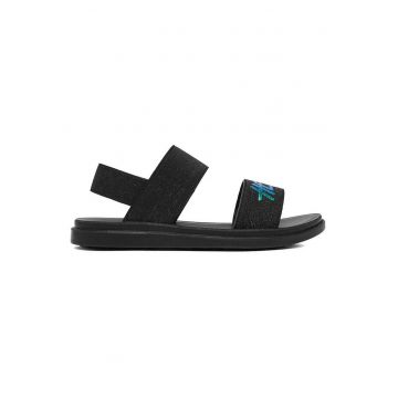 Sandale copii -  negru - material textil - pentru fete