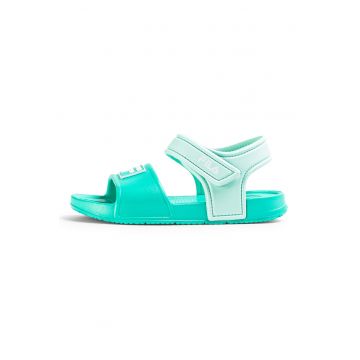 Sandale cu inchidere velcro si logo