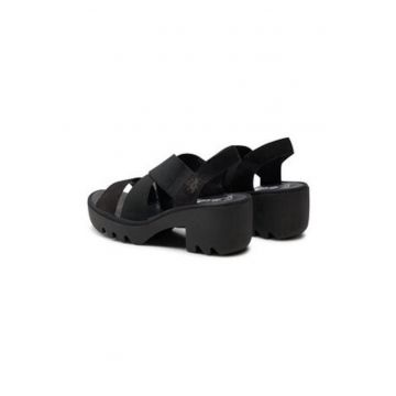 Sandale dama  303683474 - Piele naturala - Negru - Negru