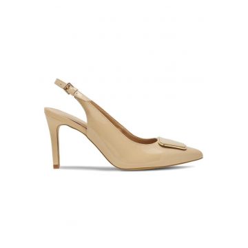 Sandale dama -  590558830229235 - Piele naturala/Piele lacuita - Bej