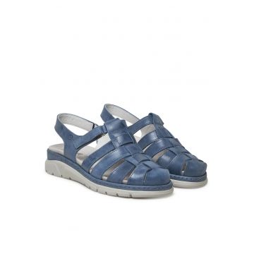 Sandale dama -  720005-51 piele naturala - albastru