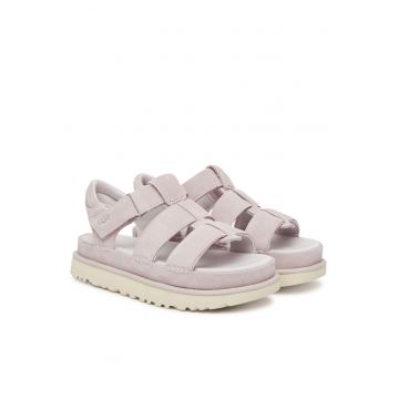 Sandale dama  Bay Fog - piele naturala - cu curea - culoare bej
