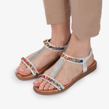 Sandale dama din Piele Ecologica CRL0149