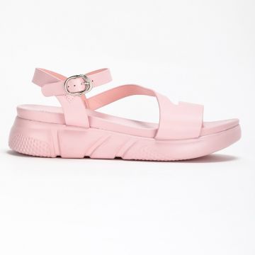 Sandale dama din Piele Ecologica CRL0211 Roz