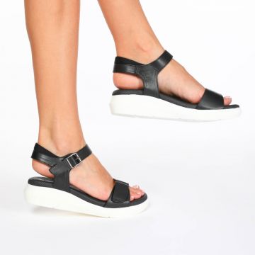 Sandale dama din Piele Ecologica CRL0220 Negru