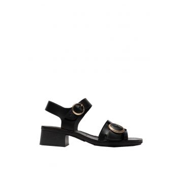 Sandale dama -  piele naturala negru
