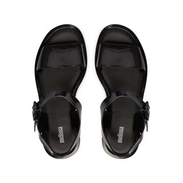 Sandale dama -  sintetic - negru - pentru femei