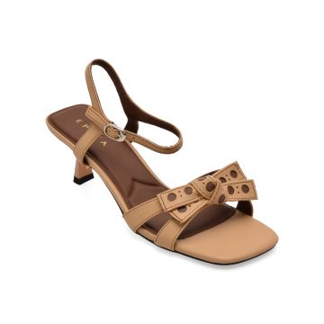 Sandale elegante EPICA bej, 505, din piele naturala