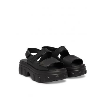 Sandale femei -  negru - plastic - sistem inchidere Velcro
