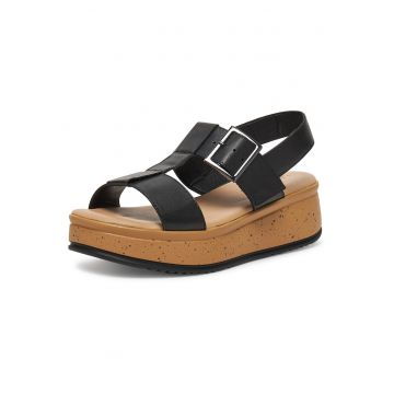 Sandale femei  piele naturala - negre