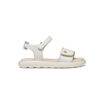 Sandale fete -  piele ecologica - alb - 39 EU -