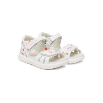 Sandale Fete -  piele naturala - alb -