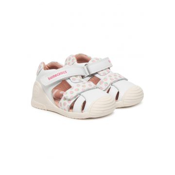 Sandale Fete -  piele naturala - alb