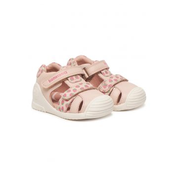 Sandale Fete -  piele naturala - roz