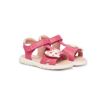 Sandale Fete -  piele naturala - roz - 27 EU -