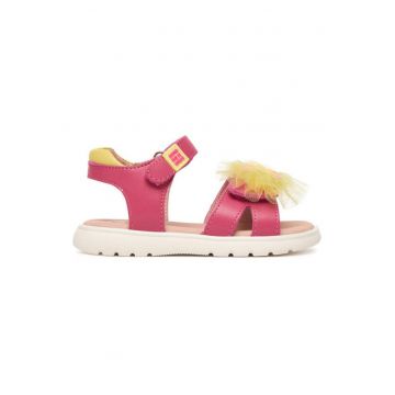 Sandale Fete -  piele naturala - roz - 27 EU -