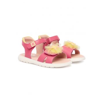 Sandale Fete -  piele naturala - roz - 30 EU -