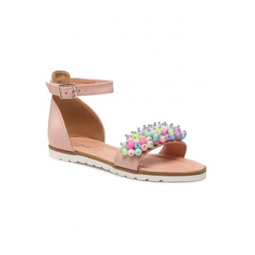 Sandale fete  Piele naturala - Roz