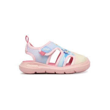 Sandale Fete -  roz/multicolor - textil