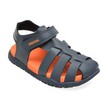 Sandale GEOX bleumarin, B556AA, din piele ecologica