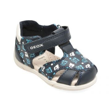 Sandale GEOX bleumarin, B556EC, din piele ecologica