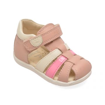 Sandale GEOX roz, B254WB, din piele naturala