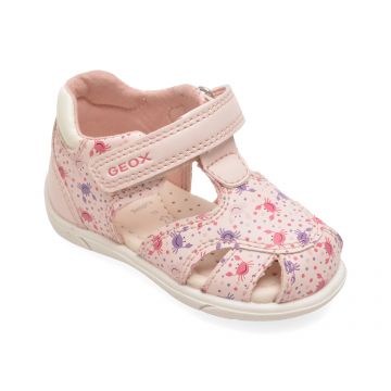 Sandale GEOX roz, B556FB, din piele ecologica