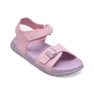 Sandale GEOX roz, J35HQA, din piele ecologica