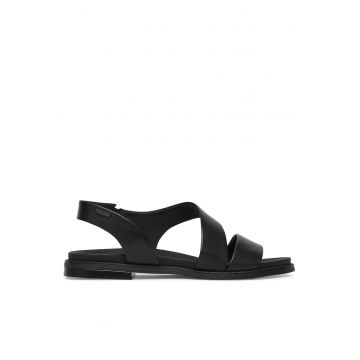 Sandale pentru femei -  piele naturala - negru