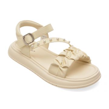 Sandale SELECTION KIDS albe, 62093, din piele ecologica