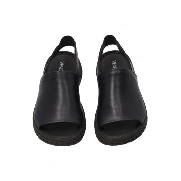 Sandale sling-back din piele naturala
