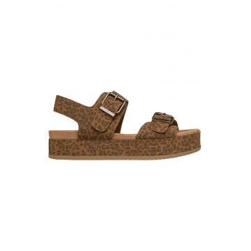 Sandale Slip-Ins™ Bobs Misty - Maro inchis/Caramel