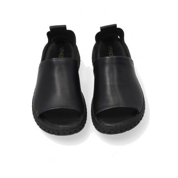 Sandale slip-on din piele naturala
