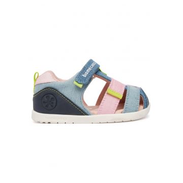 Sandale copii -  albastru - material textil - sistem inchidere Velcro
