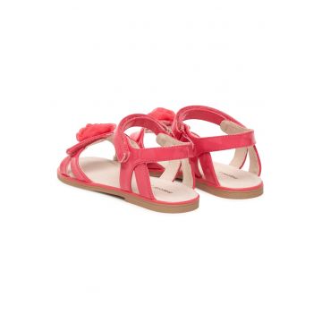 Sandale copii -  material piele ecologica - roz - sistem inchidere Velcro