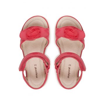Sandale copii -  piele ecologica - roz - inchidere Velcro
