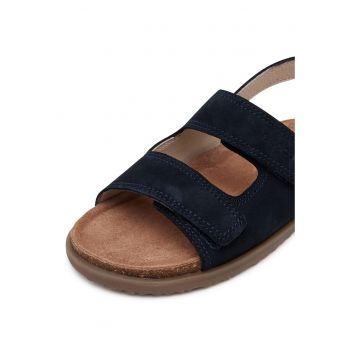 Sandale copii -  piele naturala - bleumarin - inchidere velcro -