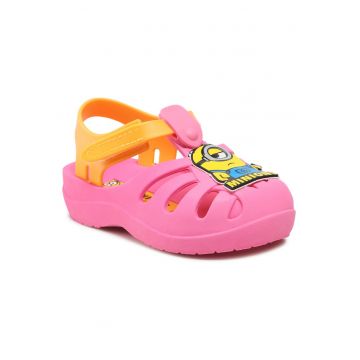 Sandale copii -  roz - material sintetic - sistem inchidere Velcro -